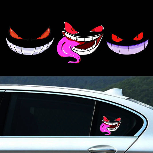 auto stickers - geanimeerde gezichten voor een unieke look