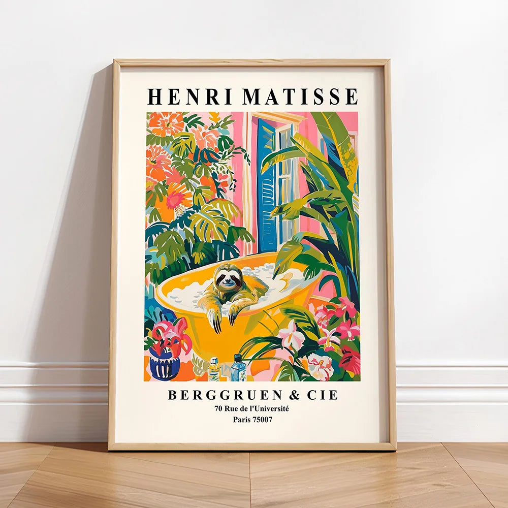 Vintage posters met textiellook
