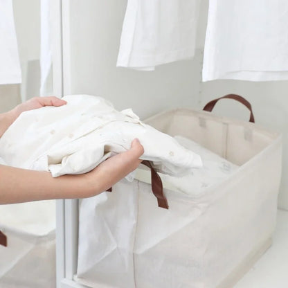 Blokker wasmand met robuuste grepen