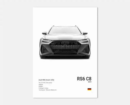 Dierenposter met realistische details