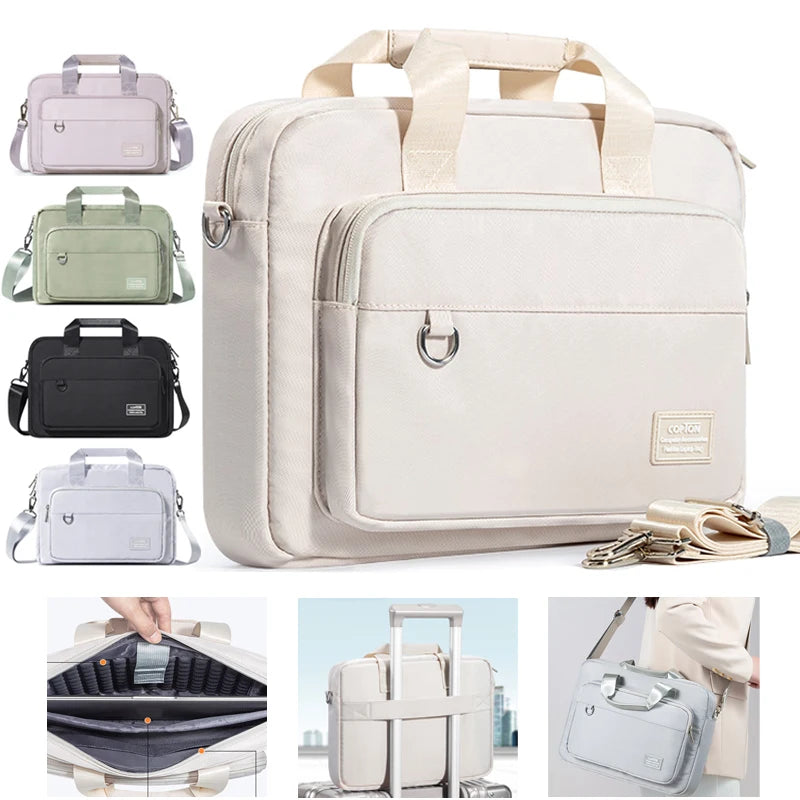 Heren laptop tas met extra versteviging – Robuust en betrouwbaar