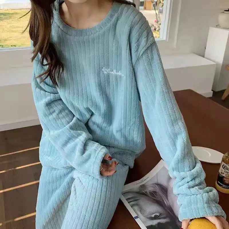 Dames pyjama winter met thermische voering