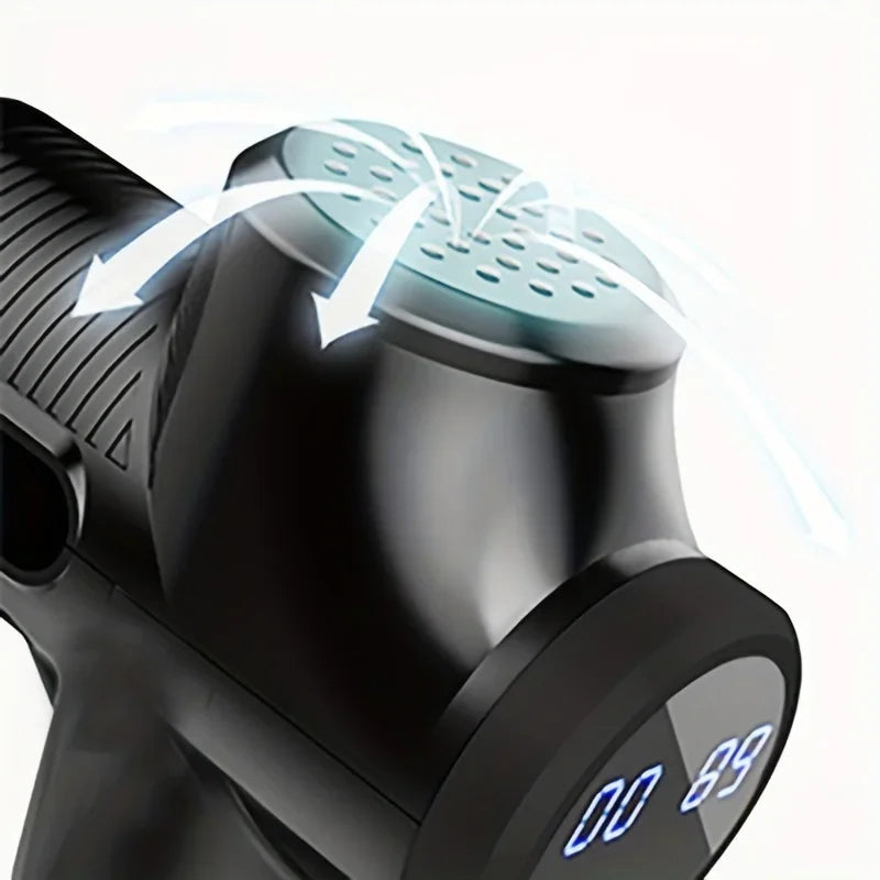 Massage gun met rubber grip – Ligt goed in de hand