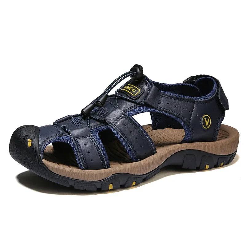 Heren schoenen in marineblauw zomermodel