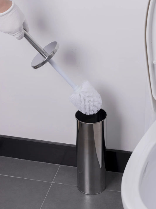 Toilet borstel in keramische houder – Elegant en stevig