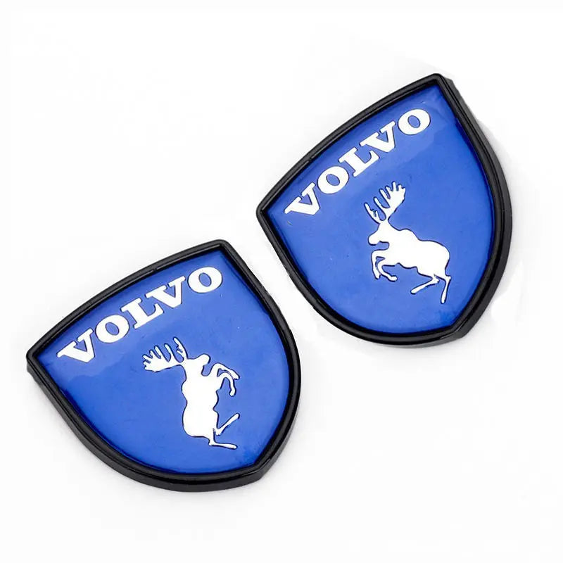Auto stickers - Gele Volvo badges voor een unieke uitstraling