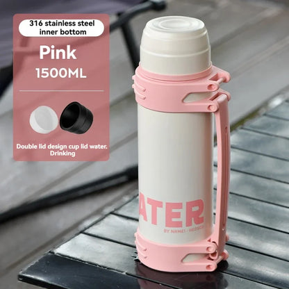 Action thermosfles met vrolijk design – Betaalbaar en functioneel