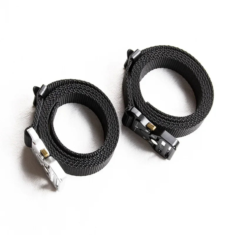 Riem heren met vintage messing gesp