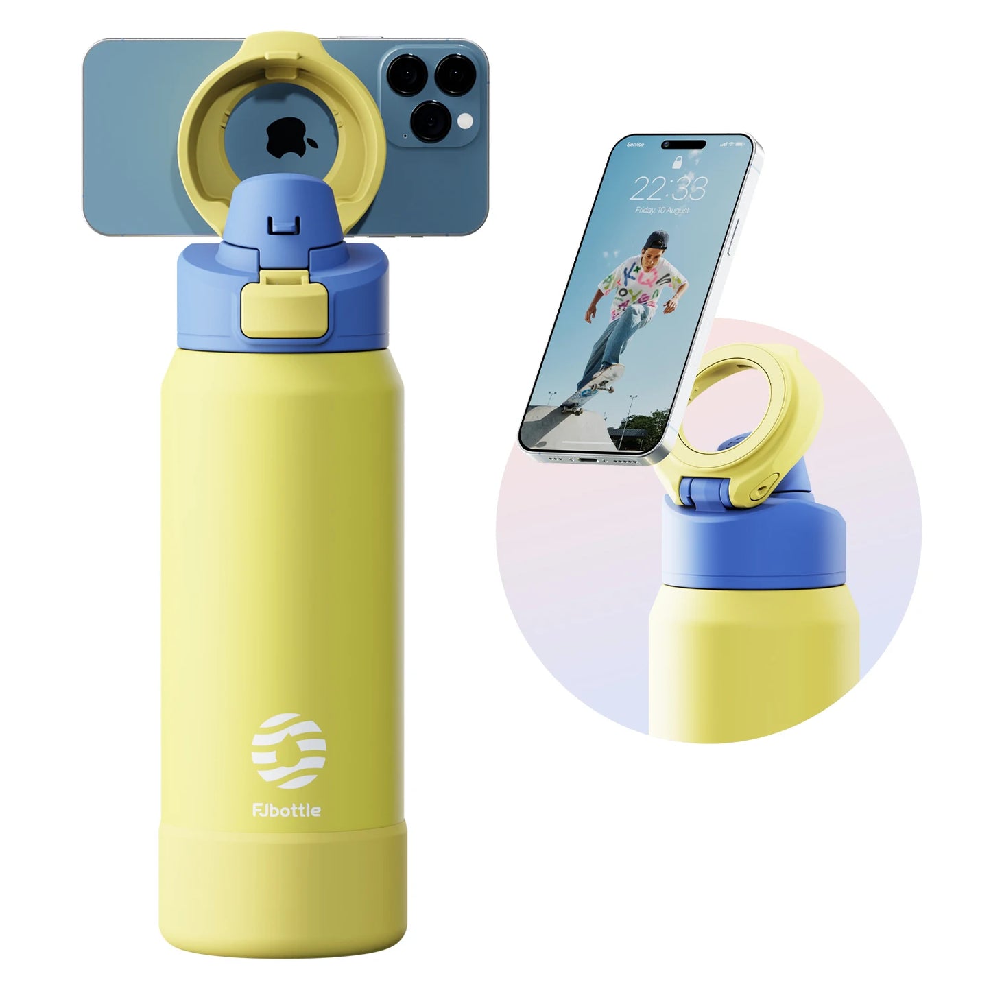 Thermosfles met draaglus – Gemakkelijk mee te nemen