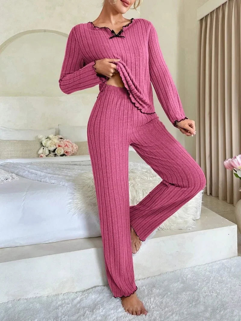 Dames pyjama Wibra met speels ontwerp