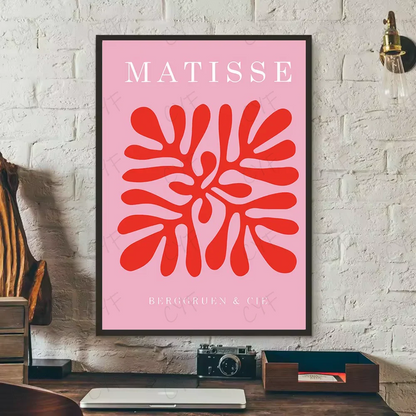 Poster in zachte pastelkleuren
