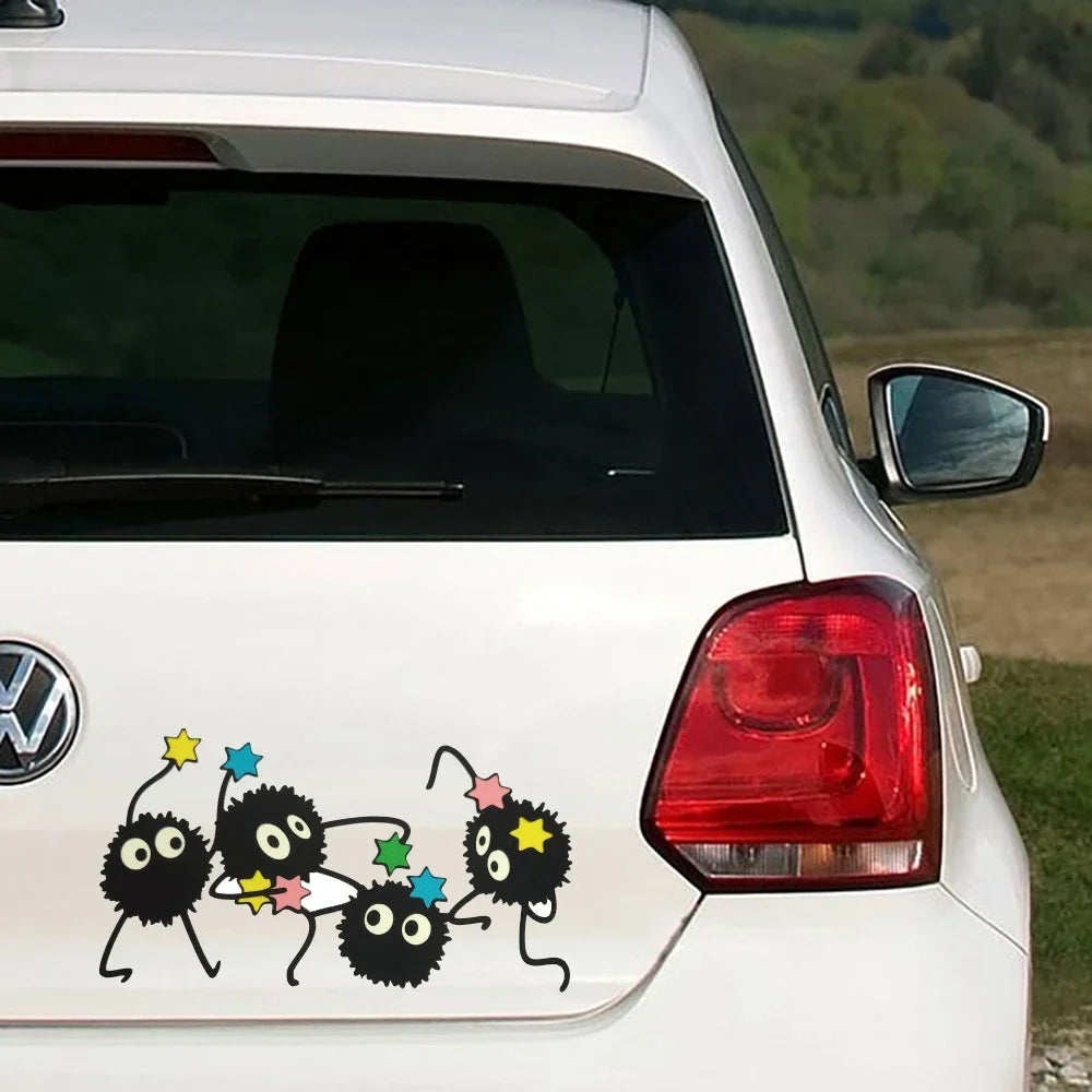 Auto stickers - Speelse figuren voor een unieke achterruit
