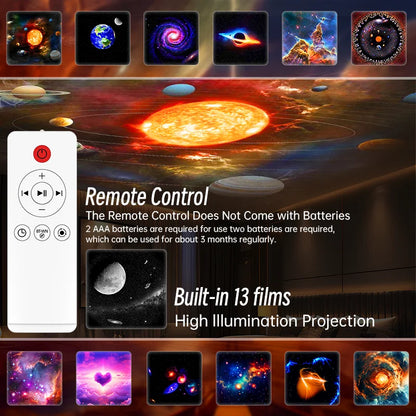 Sterrenhemel projector lamp geschikt voor kinderen
