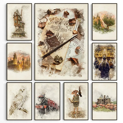 Poster met illustratie – Speels en uniek
