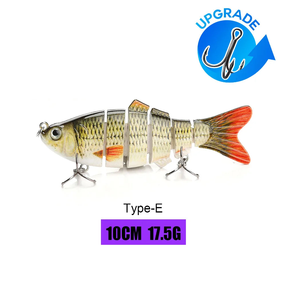 Realistische jerkbait voor actieve snoek