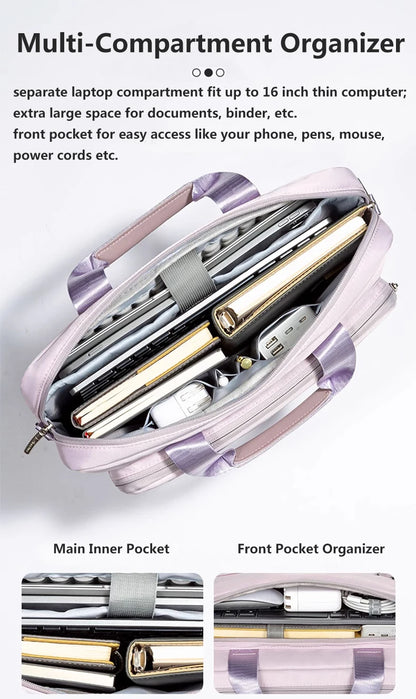 Laptop tas met elegant patroon – Trendy en stijlvol