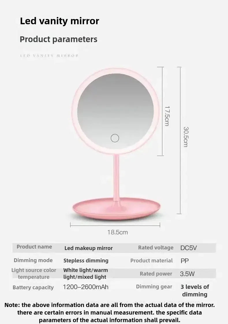 Verlichte make-up spiegel voor professioneel gebruik – Perfect licht