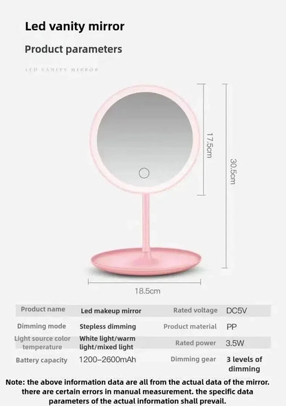 Verlichte make-up spiegel voor professioneel gebruik – Perfect licht