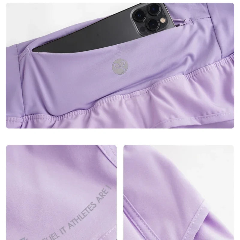 Naadloze yoga kleding in zachte tinten