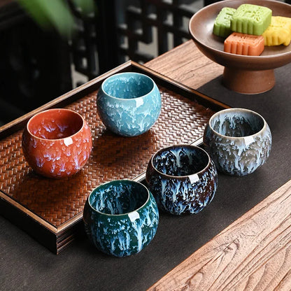 Luxe theeset met filter en onderzetters