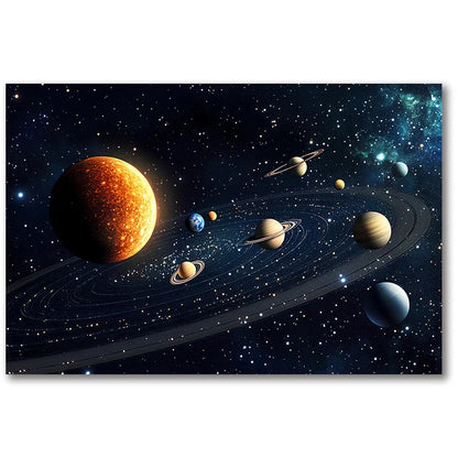 Kinderposter met vrolijke kleuren