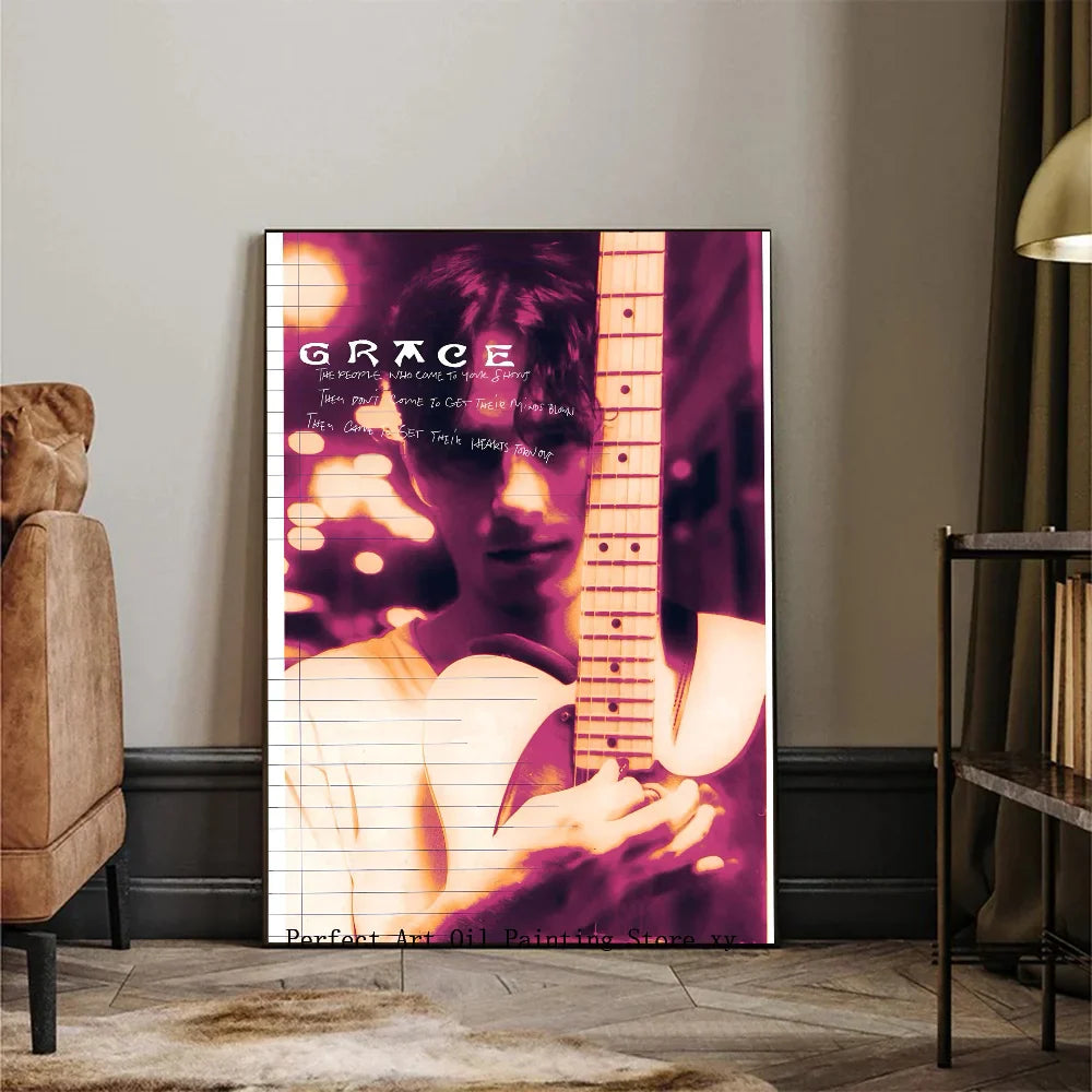 Poster in zachte pastelkleuren