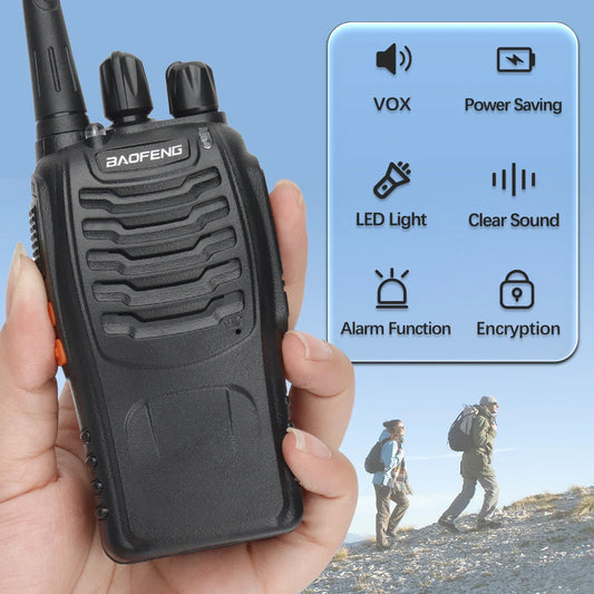 Walkie talkie professioneel met trilfunctie