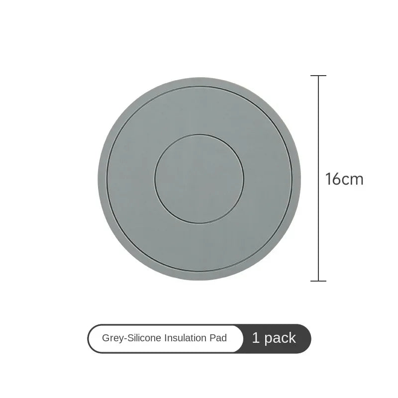 Onderzetters pan met antislip siliconen ringen – Voor elk oppervlak