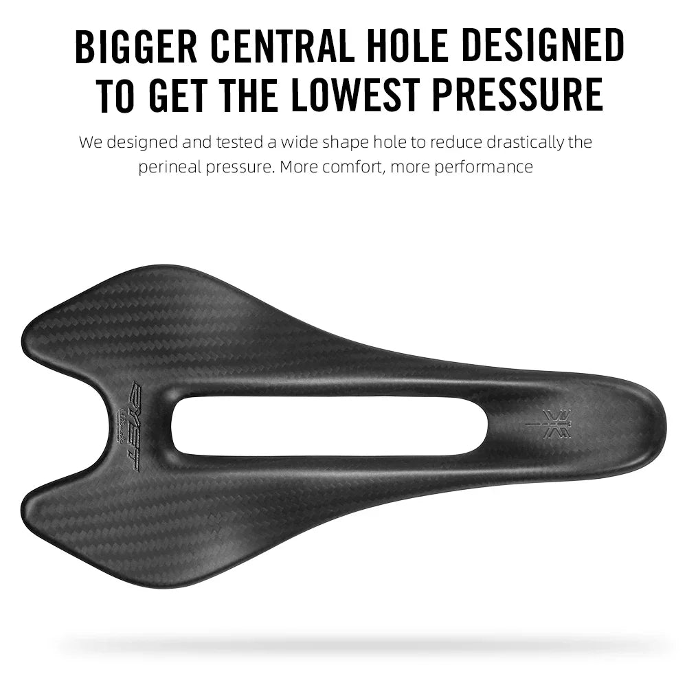 Fietszadel met extra comfort voor lange ritten