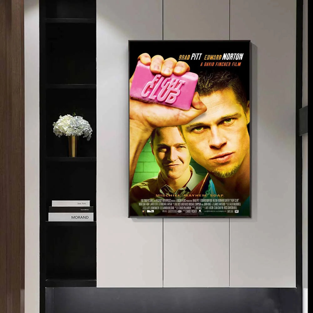 Poster met dieren in zachte kleuren