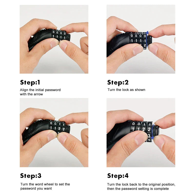 Sterk kettingslot voor fiets – Anti-knip bescherming