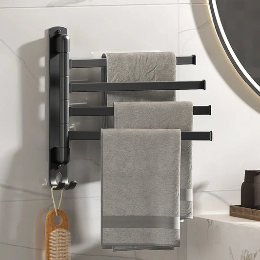 Zwevend handdoekrek voor moderne badkamer – Minimalistisch design
