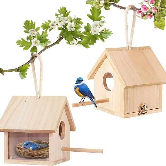 Xenos vogelhuisje met kantmotief – Elegant design