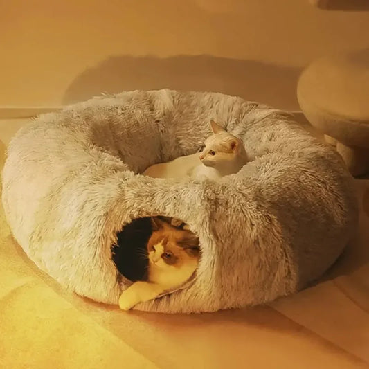 Ronde kattenmand met kussentje – Extra zacht