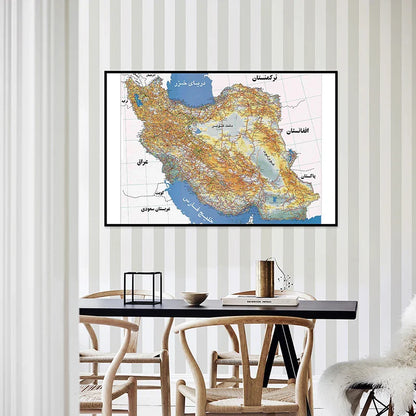 Grote wereldkaart wanddecoratie – Statement piece voor je ruimte