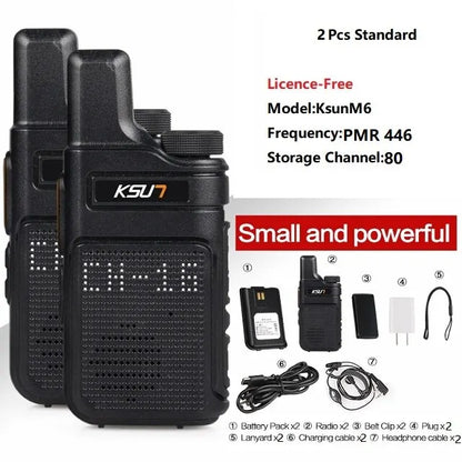 Professionele walkie talkies voor beveiliging