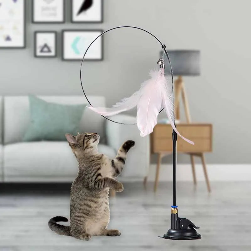 Katten speeltjes met catnip en veer – Dubbel plezier