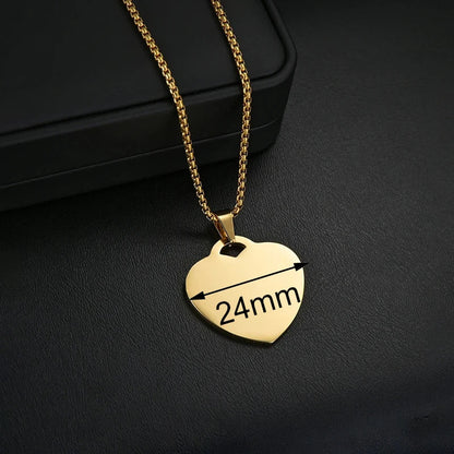 Ketting met gegraveerde hanger naar wens