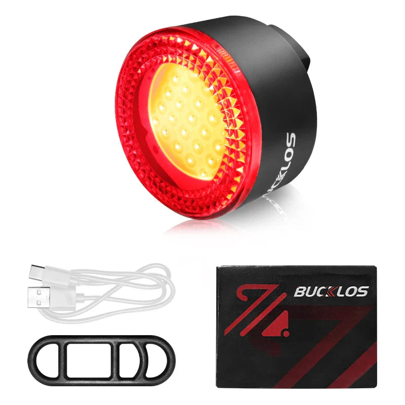 Fietslamp met batterij-indicator
