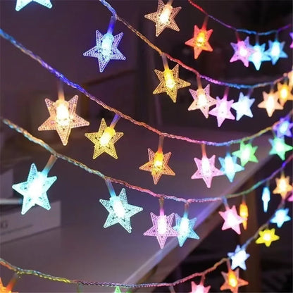 Lichtslinger met LED kaarsjes – Voor extra veiligheid