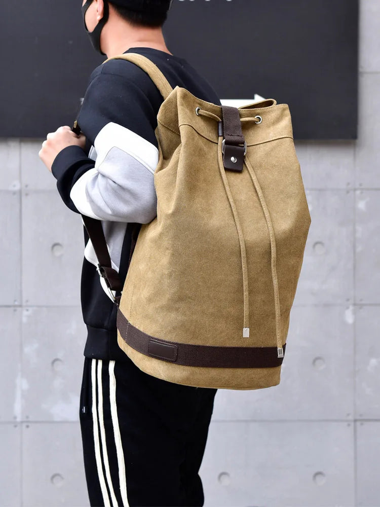 Rugzak als handbagage met handvat bovenop