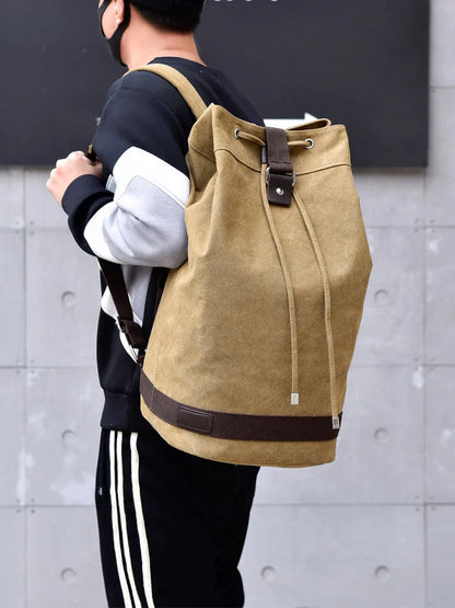 Rugzak als handbagage met handvat bovenop