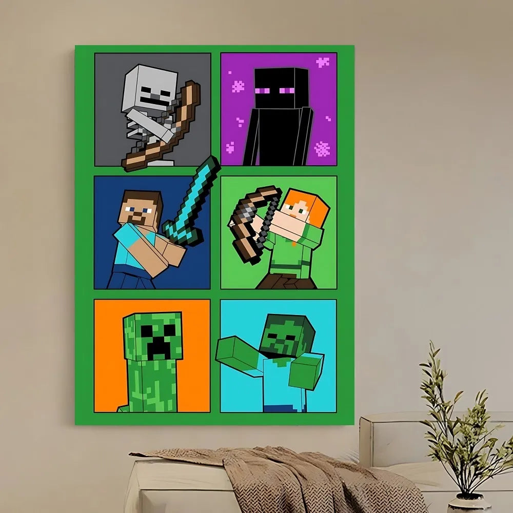 Abstracte poster in neutrale kleuren