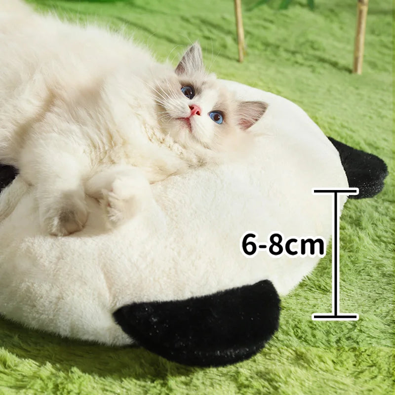 Grote ronde kattenmand met hoge zijkanten – Veilig gevoel