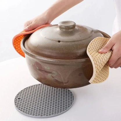 Onderzetters pan met rubber coating – Voor delicate oppervlakken
