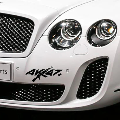 auto stickers - AK47 ontwerp met holografische glans voor unieke uitstraling