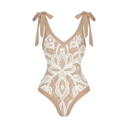 Zwemjurk met glanzende stof – Chic aan het strand