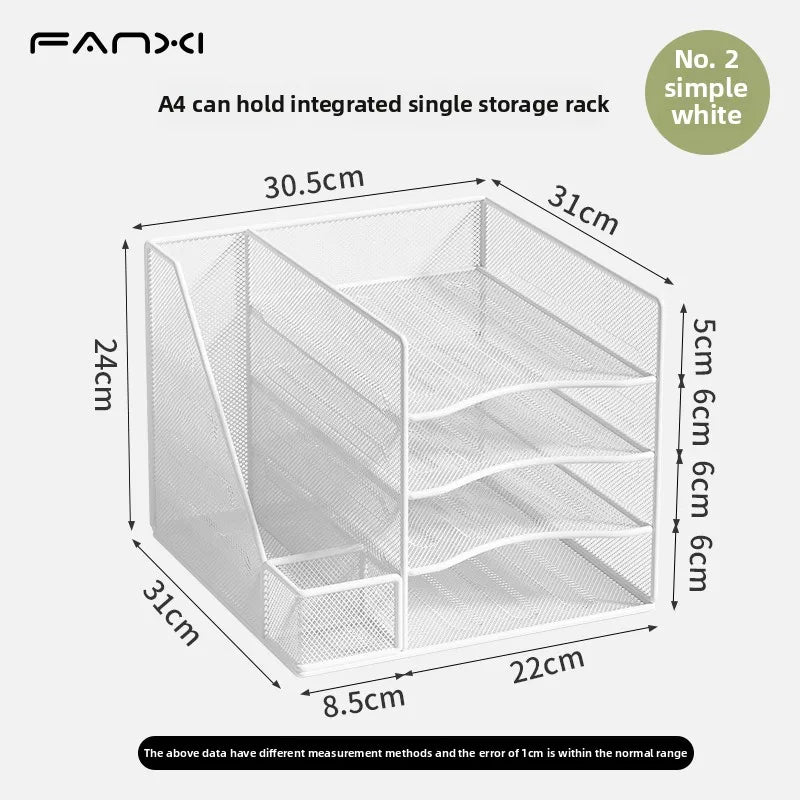 Desk organization box met handige vakverdeling