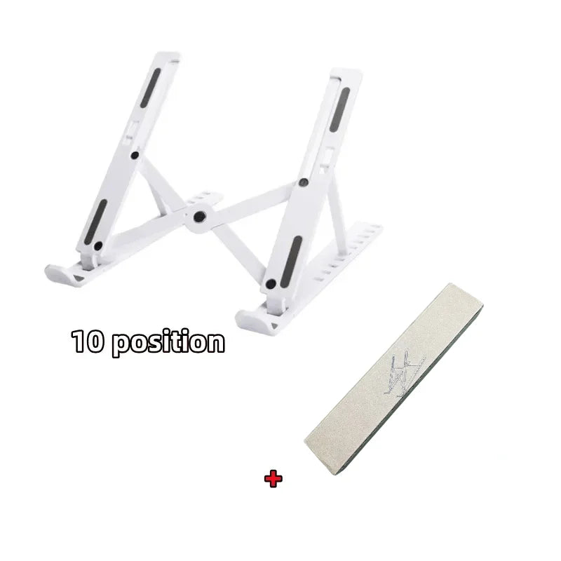 Laptop standaard met geïntegreerde muismat