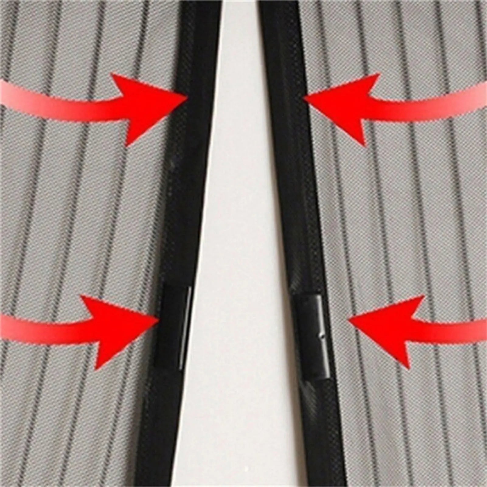 Vliegengordijn deur met hor-effect – Effectieve insectenwering
